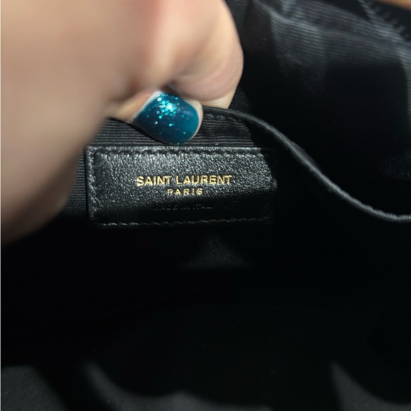 Yves Saint Laurent Tan Quilted Crossbody Bag - Picture 4 of 7